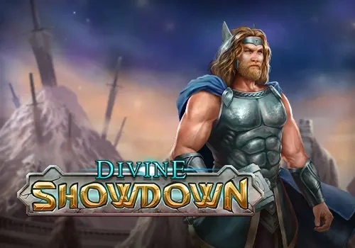 Divine Showdown Spiel mit epischer mythologischer Atmosphäre